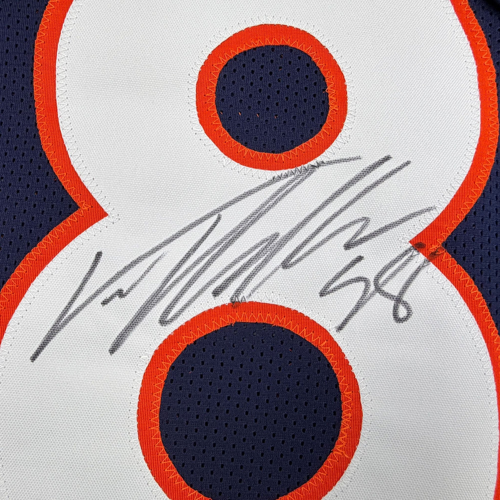 Autographed/Signed Von Miller Denver Blue Football Jersey Beckett BAS COA
