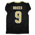 Autographed/Signed Drew Brees New Orleans Black Pro Cut Football Jersey Beckett BAS COA
