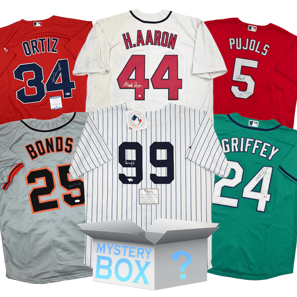 Random Autographed/Signed Baseball Jersey Mystery Box with PSA JSA or Beckett COA
