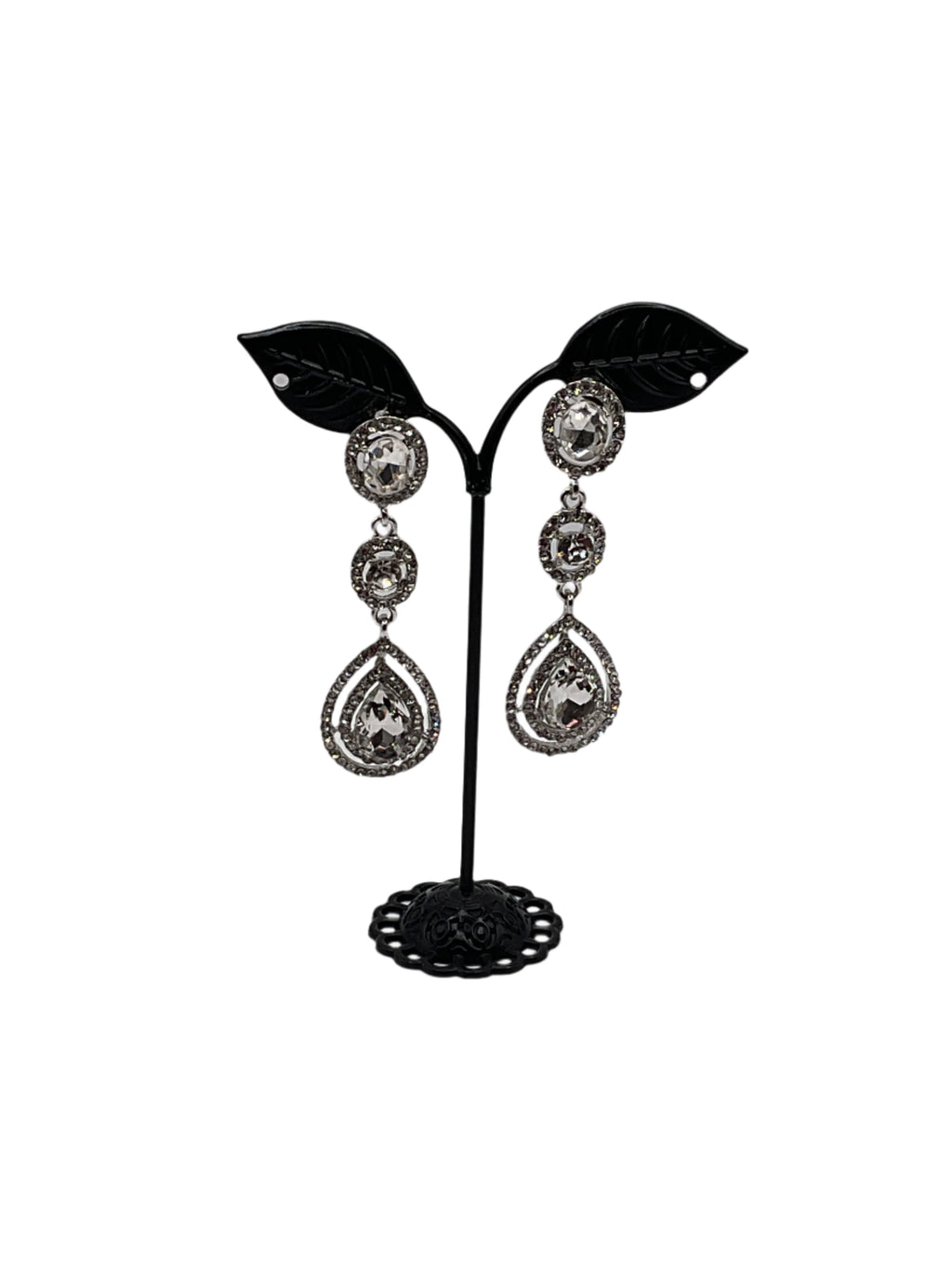 Shiny crystal earrings 6