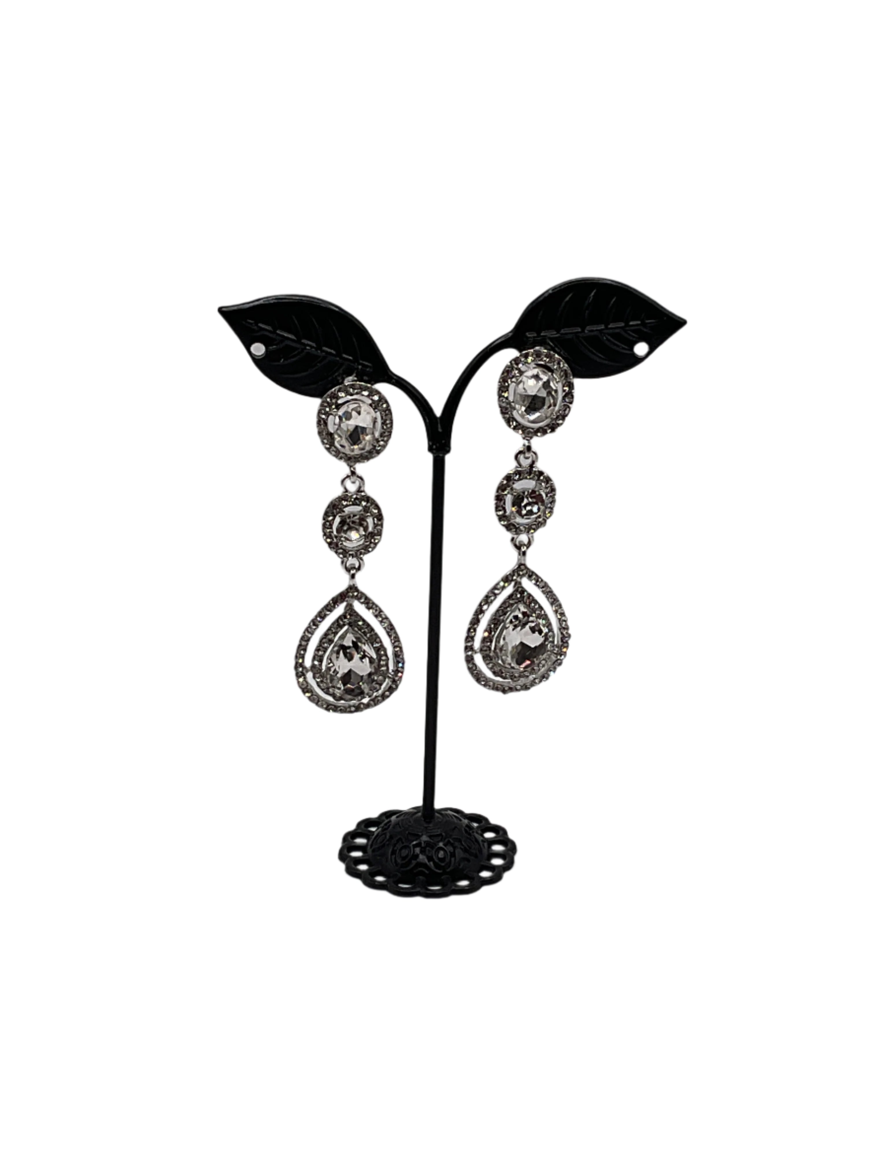 Shiny crystal earrings 6