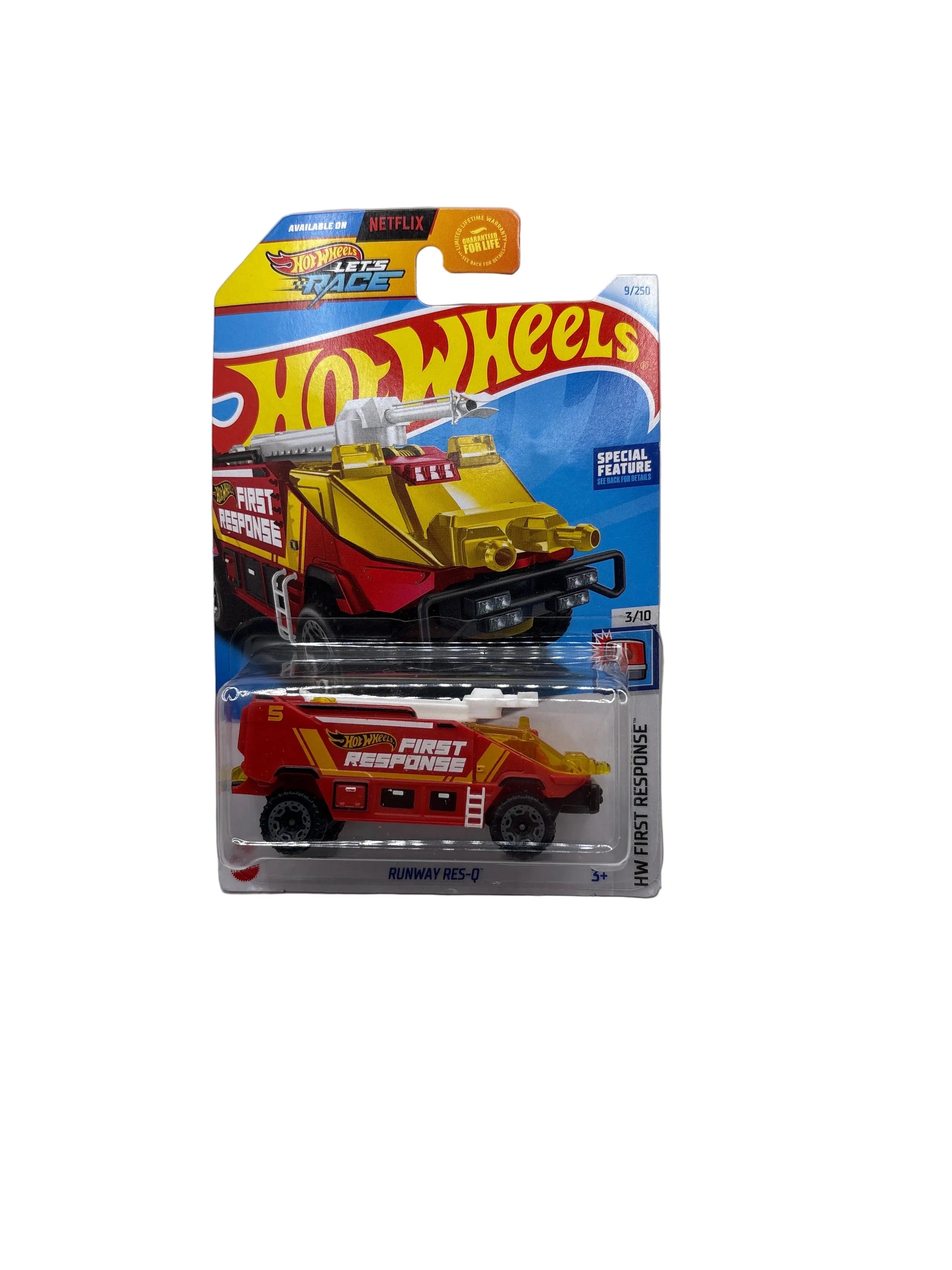 Hot Wheels Runway Res-Q Diecast red