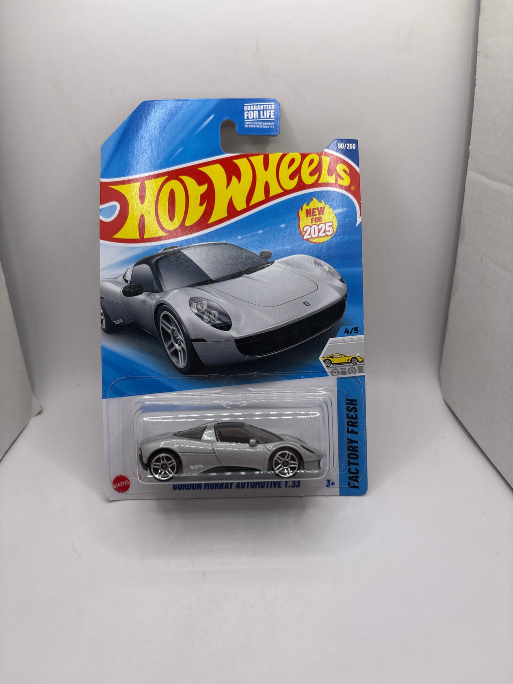 Hot Wheels Gordon Murray Automotive T.33 Diecast silver