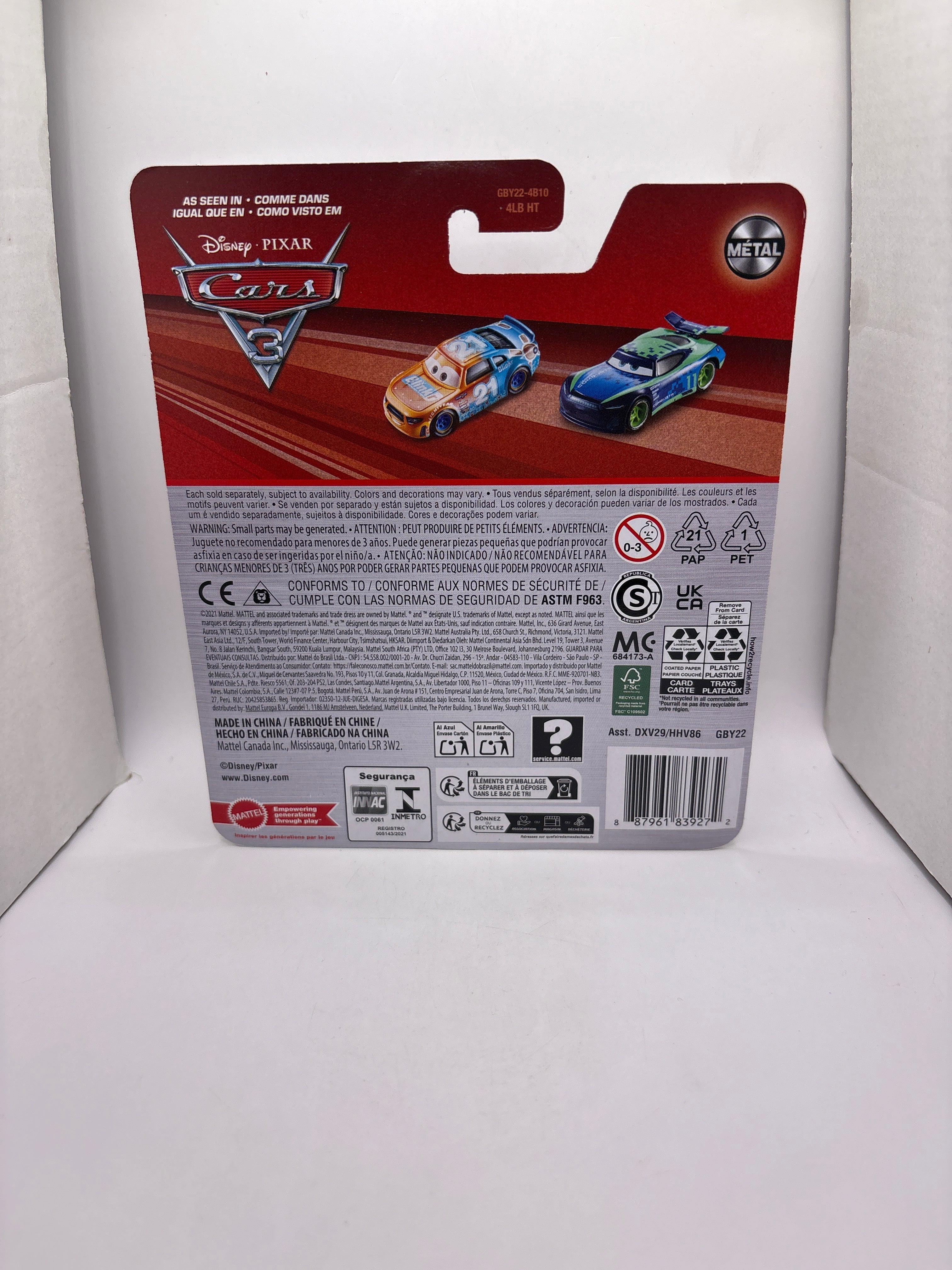 Disney Pixar Cars Speedy Comet Diecast orange