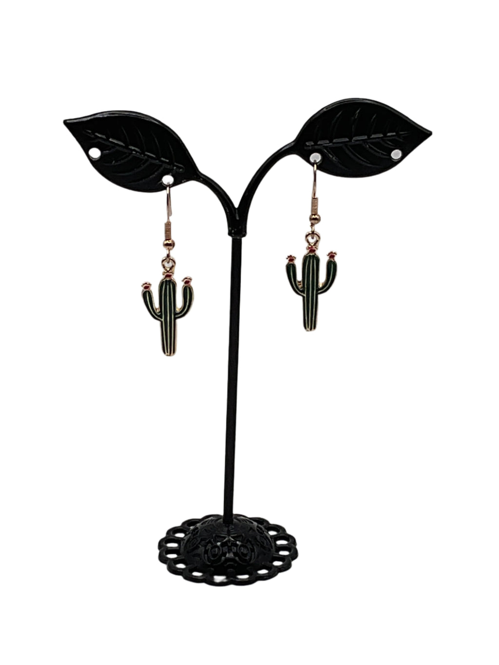 Cactus with flower Earrings