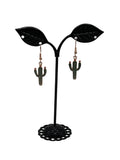 Cactus with flower Earrings