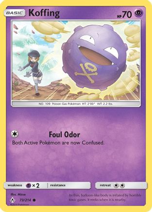 Koffing 073/214 - SM  Unbroken Bonds