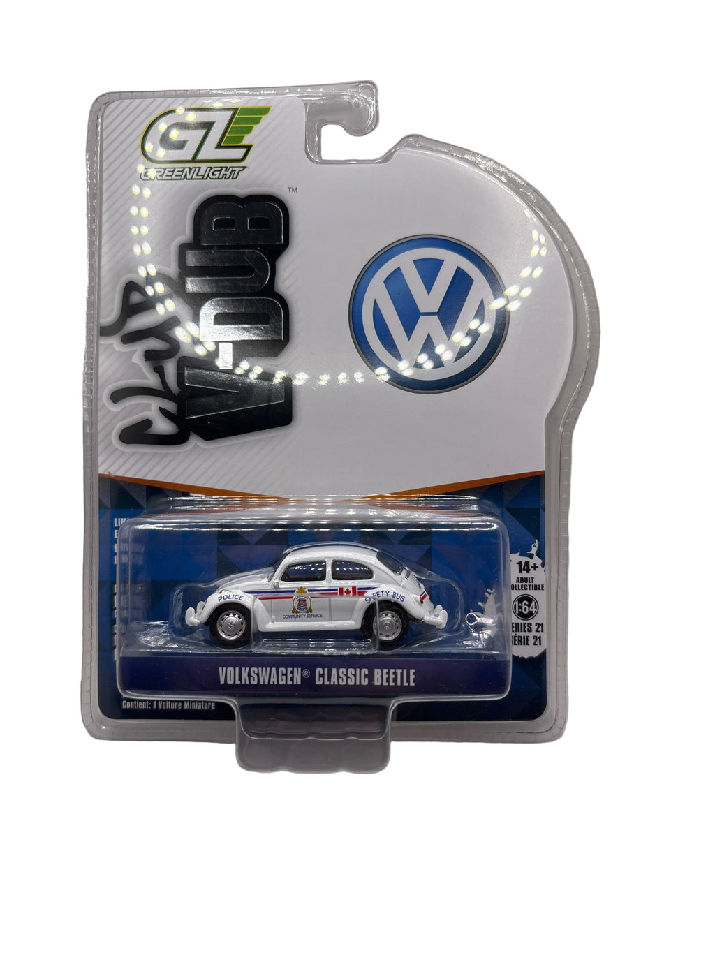Greenlight Volkswagen Classic Beetle Diecast white