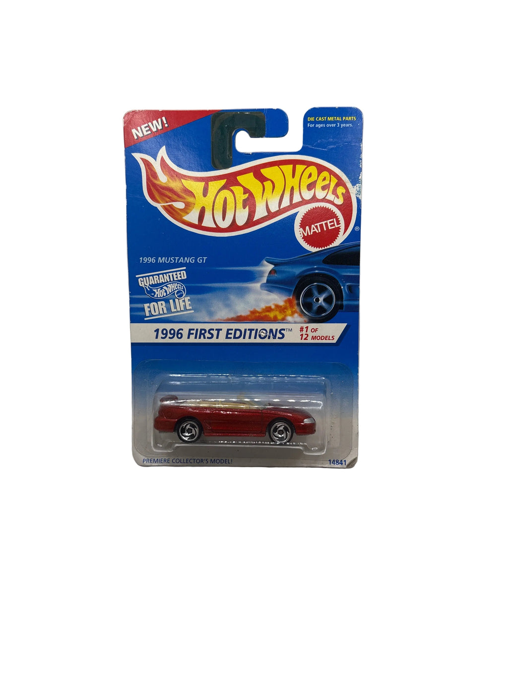 Hot Wheels 1996 Mustang GT Diecast orange