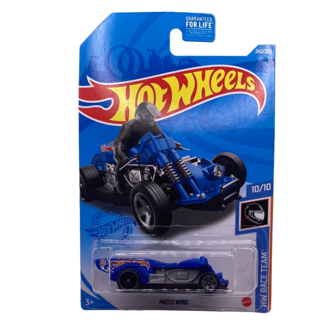 Hot Wheels Moto Wing Diecast blue