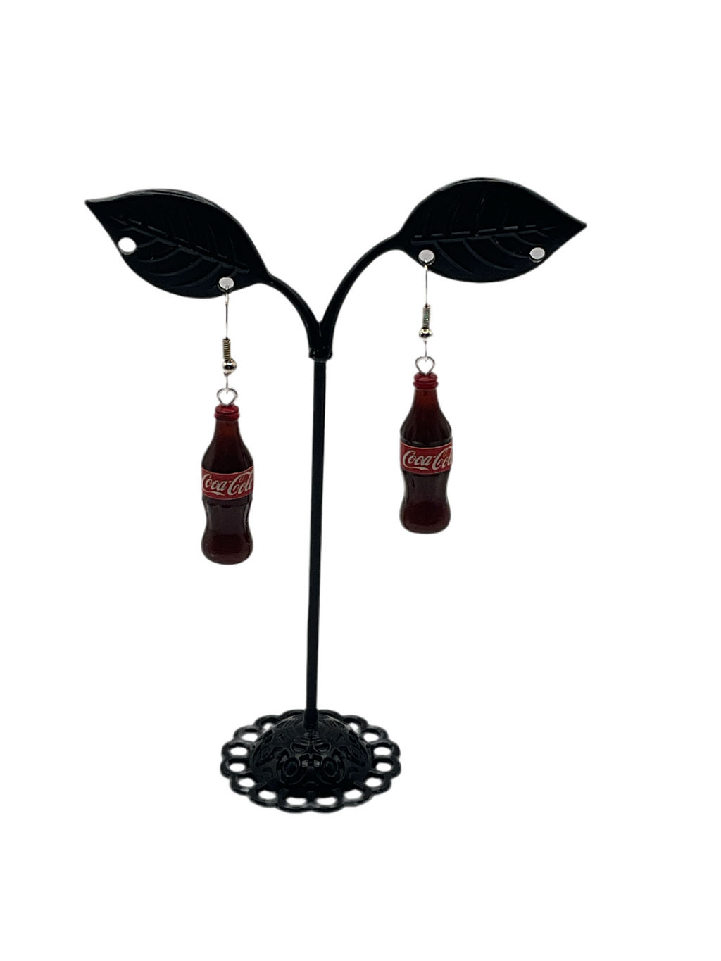 Soda Bottle Earrings – Retro Novelty Jewelry Gift for Soda Lovers