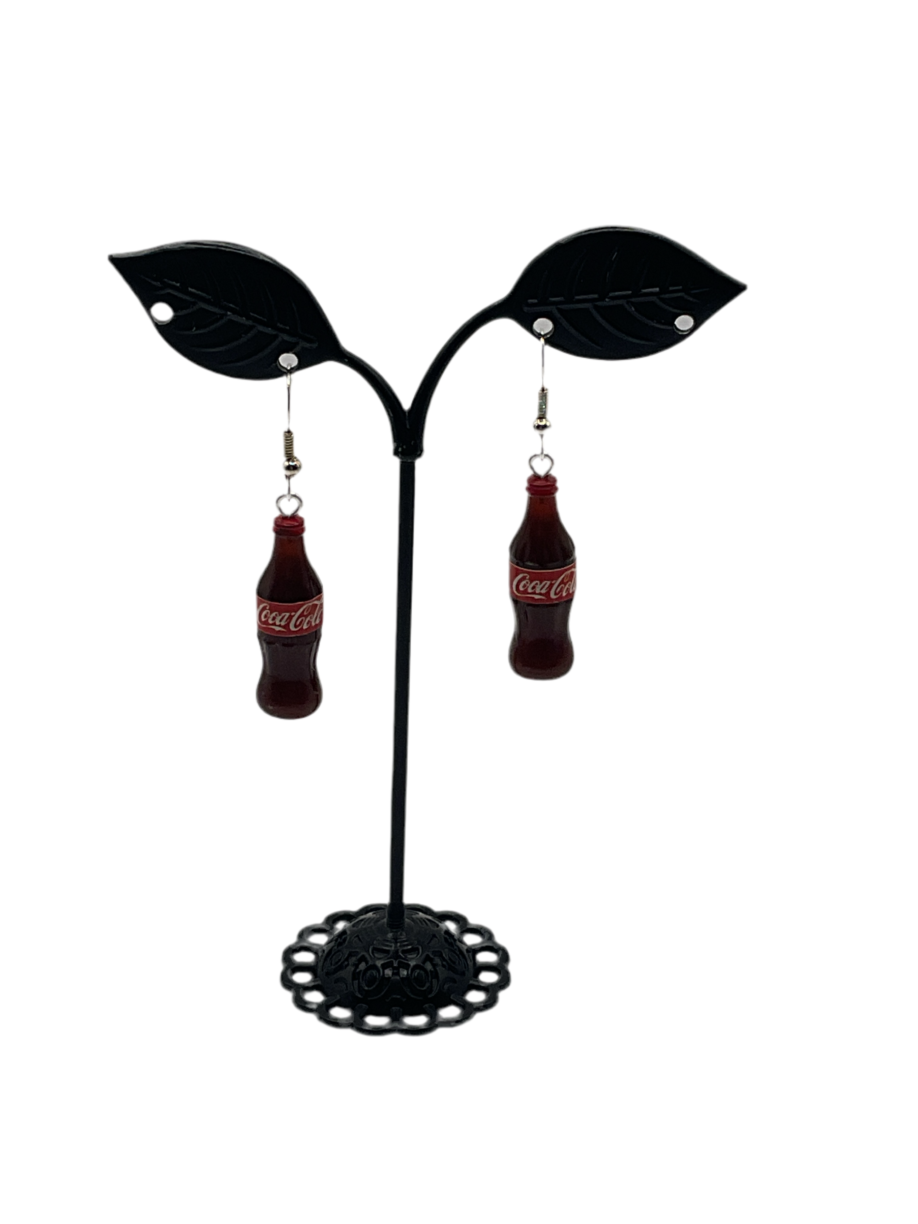 Soda Bottle Earrings – Retro Novelty Jewelry Gift for Soda Lovers