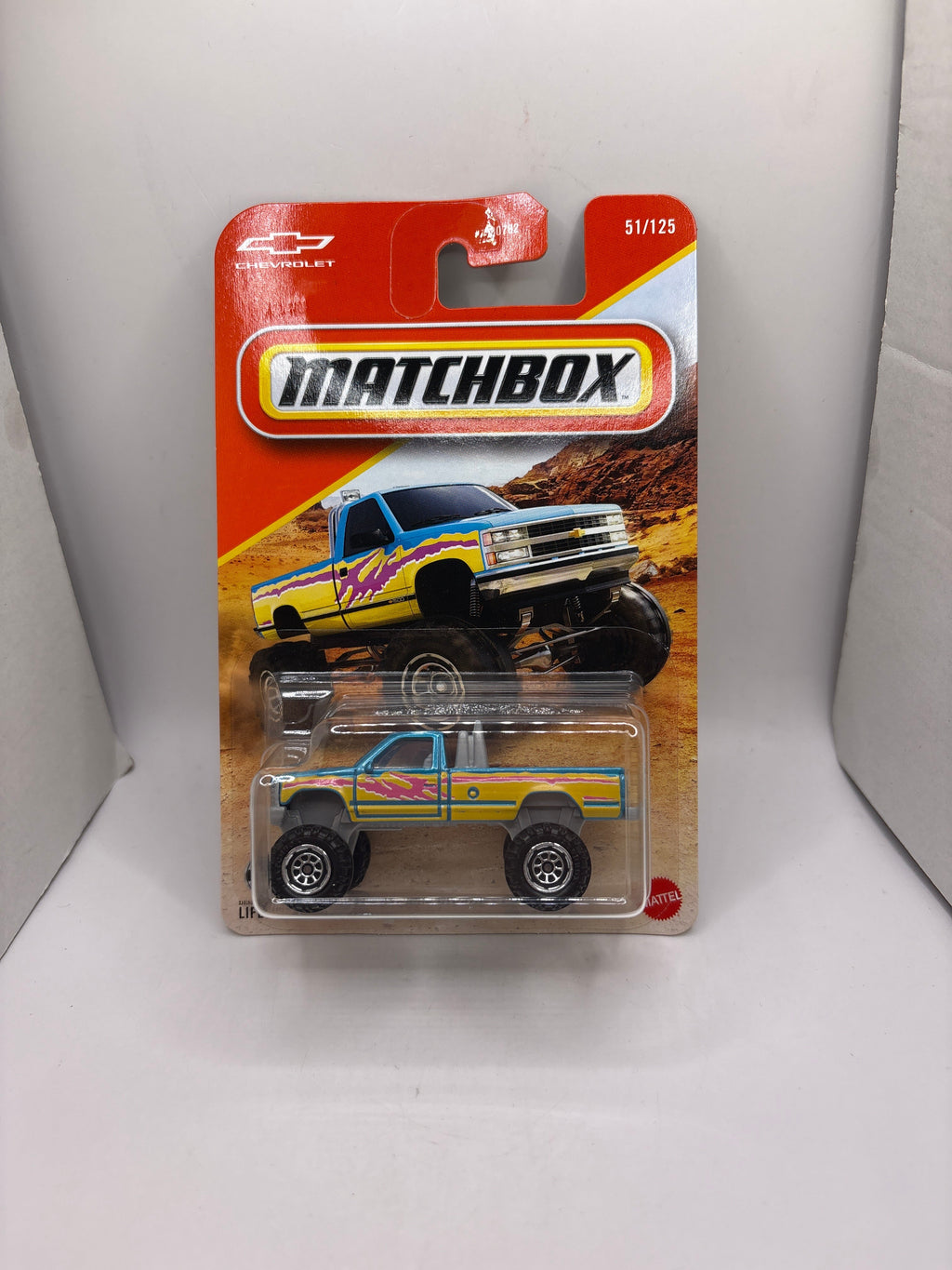Matchbox Chevy K1500 Pickup Diecast blue