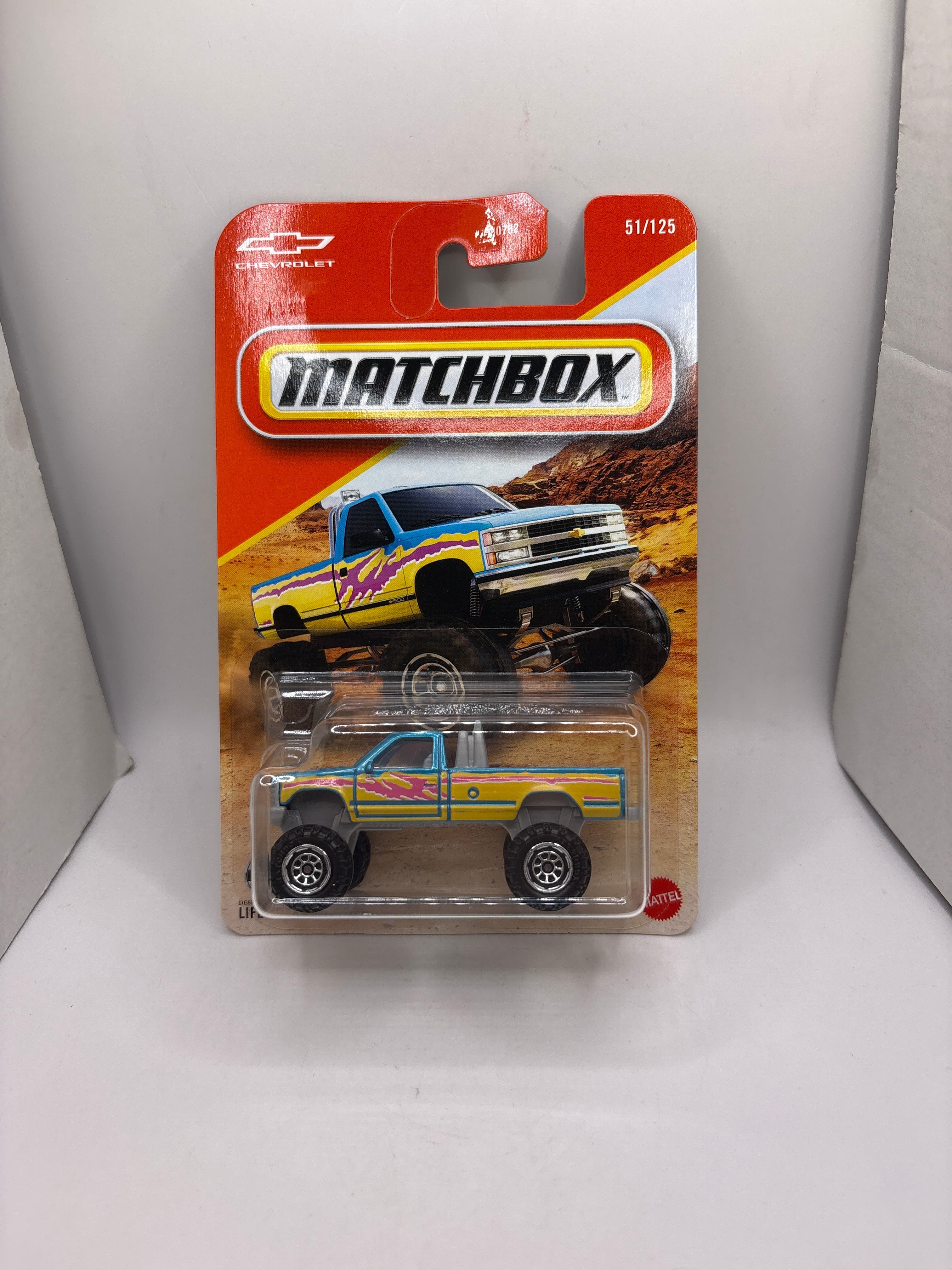 Matchbox Chevy K1500 Pickup Diecast blue