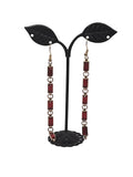 Stacked Gemstone Earrings