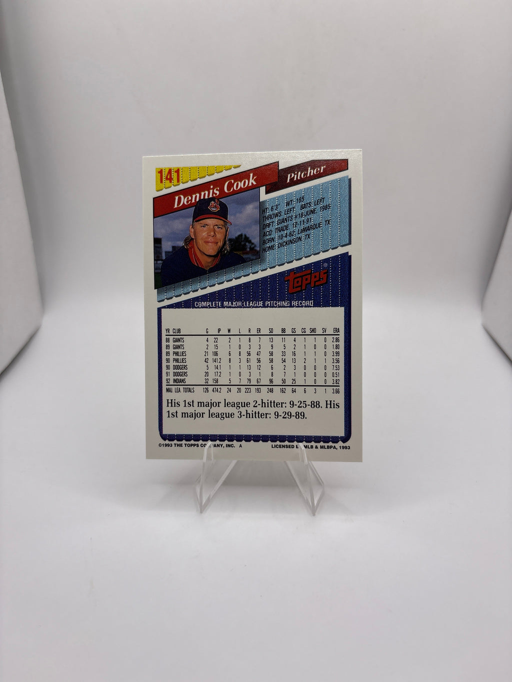 Topps Dennis Cook