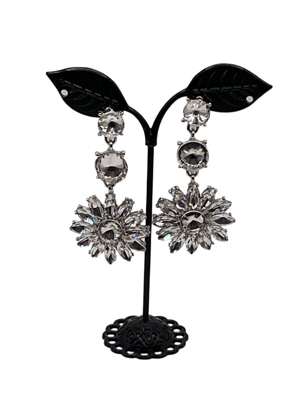 Shiny crystal earrings 3