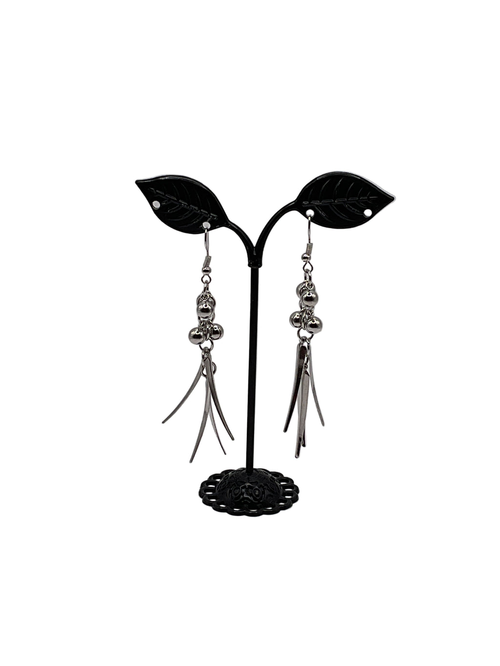 Silver earrings