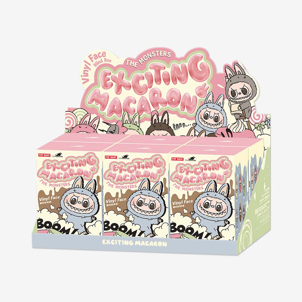 [IN STOCK] POPMART Exciting Macaron Vinyl Face Blind Box Labubu