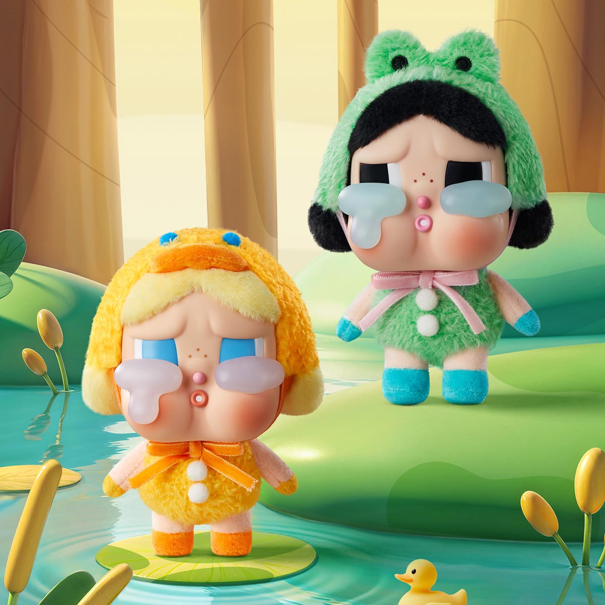 [IN STOCK] POPMART CRYBABY Crying Again Series - Vinyl Face Plush Blind Box