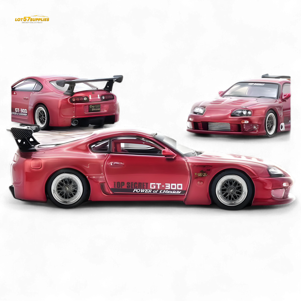 Inno64 Toyota Supra A80 Top Secret Red 1:64
