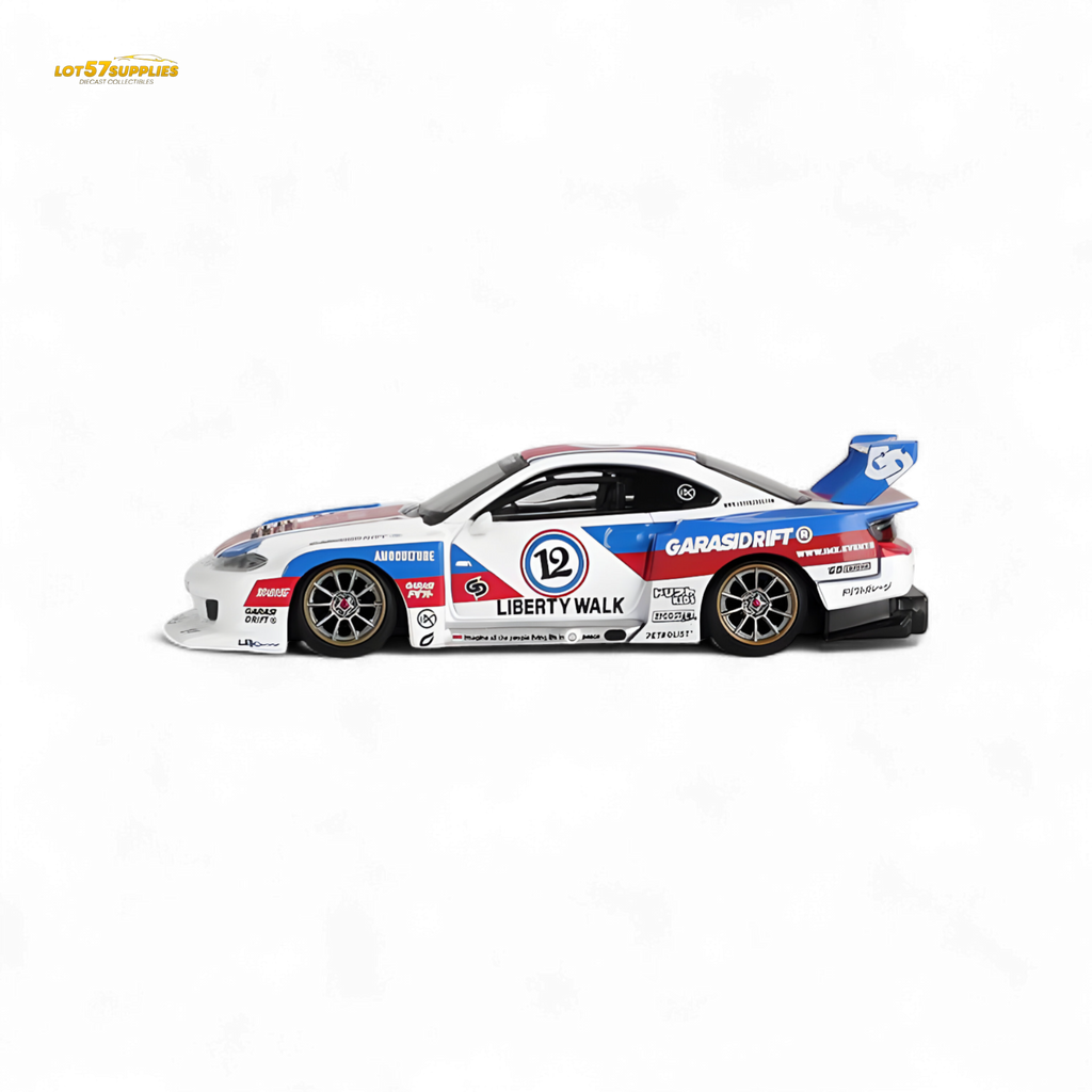 (Pre-Order) Mini-GT Nissan S15 Silvia LBWK 1:64