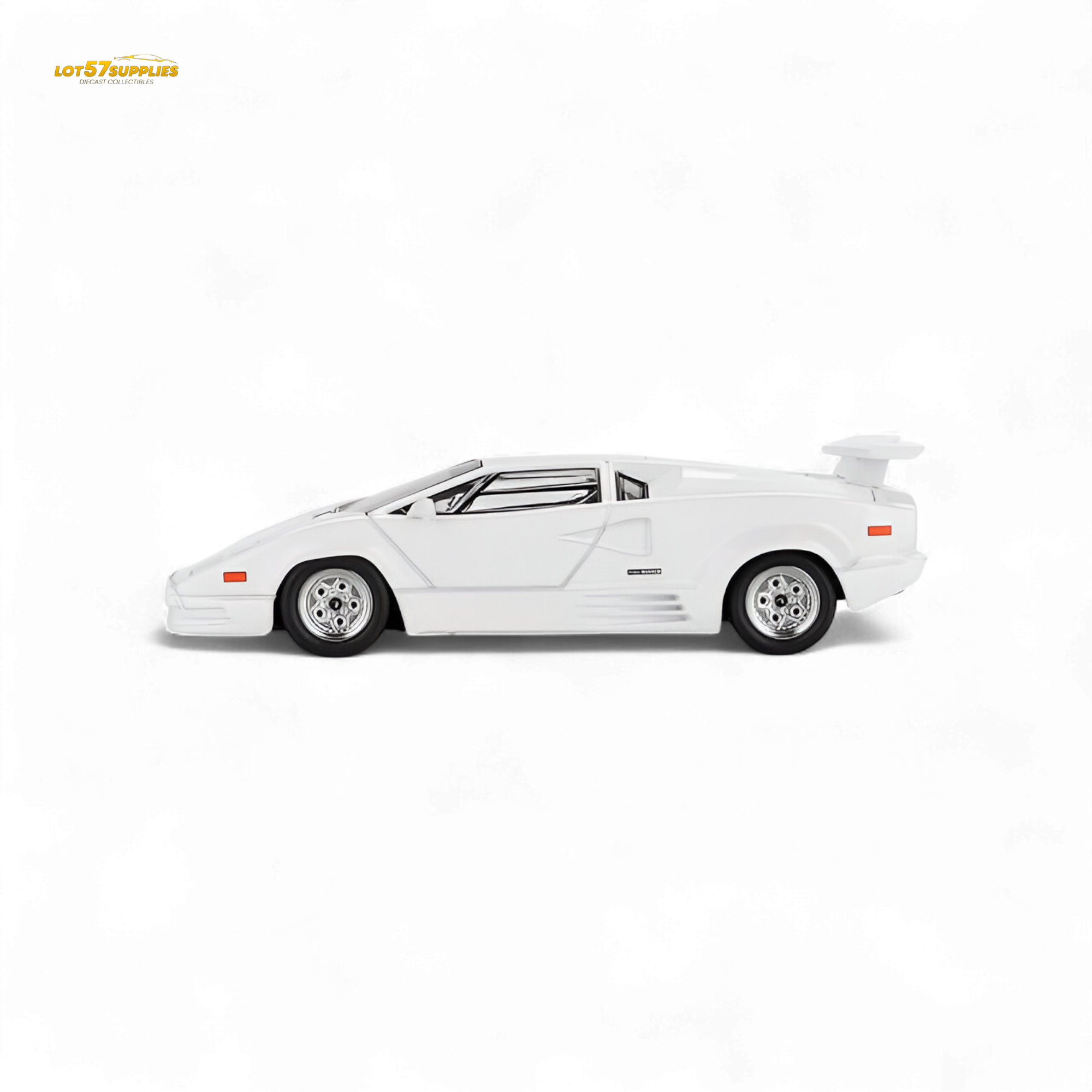Mini-GT Lamborghini Countach 25th Anniversary White 1:64