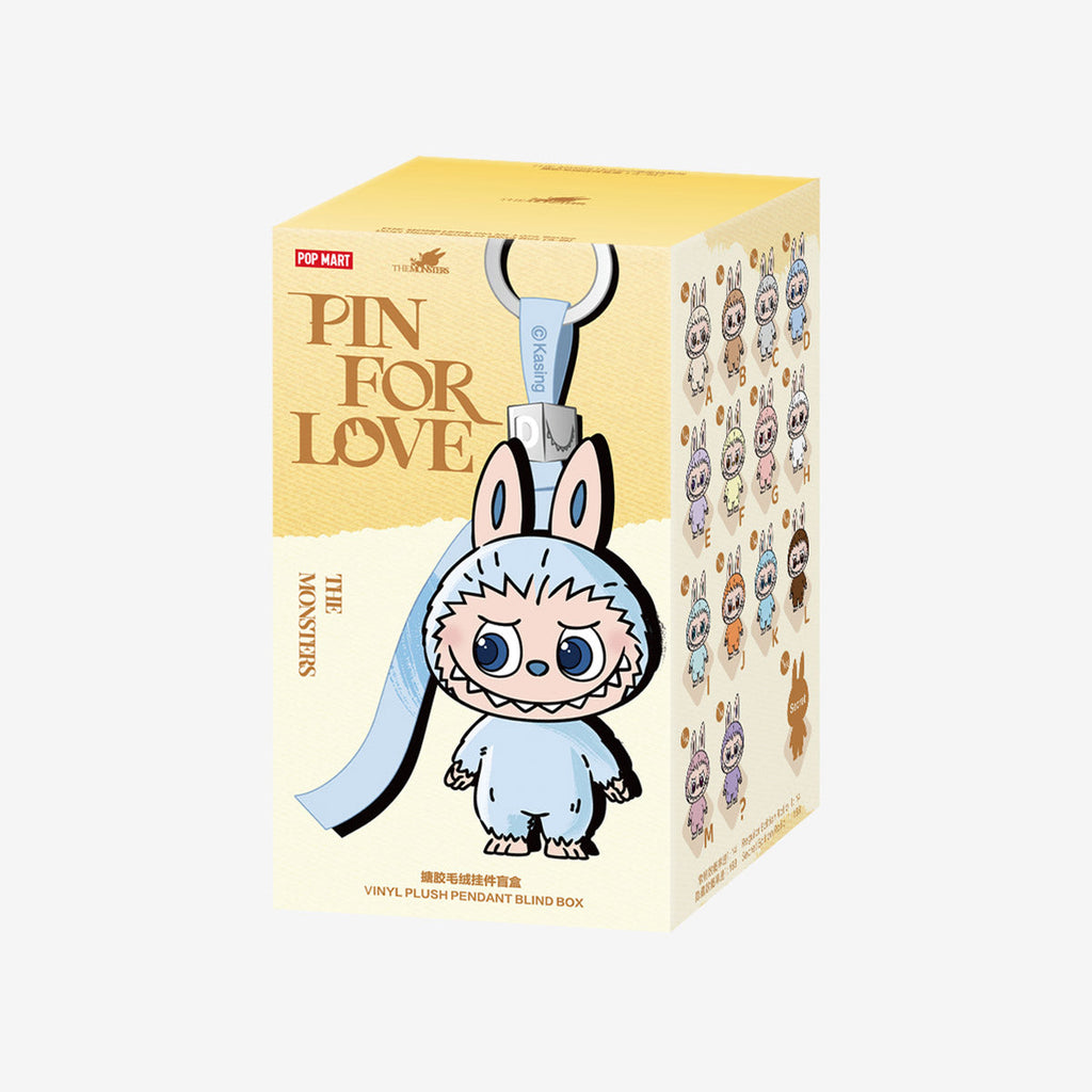 [CHOOSE YOUR LETTERS OPTION!] [IN STOCK] POPMART Labubu Pin for Love