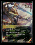 Kayle - Justified (Overnumbered) #185/166 Foil Showcase - Riftbound Vendetta