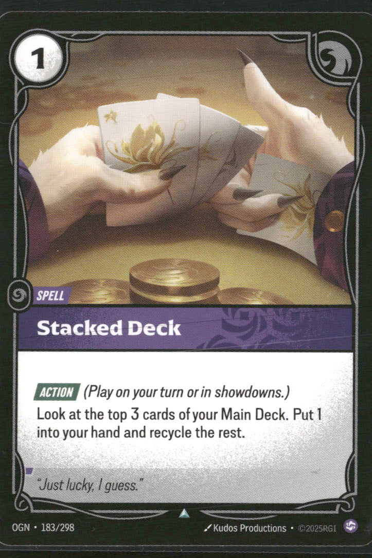 Stacked Deck #183/298 - Riftbound Origins