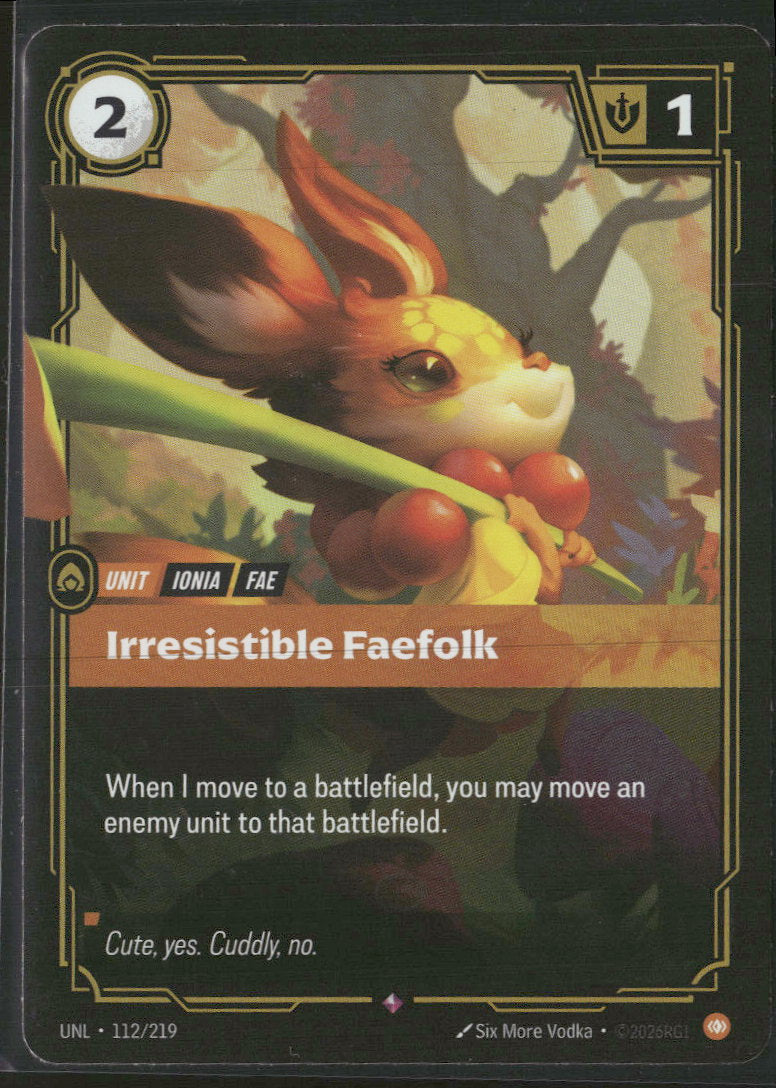 Irresistible Faefolk #112/219 - Riftbound