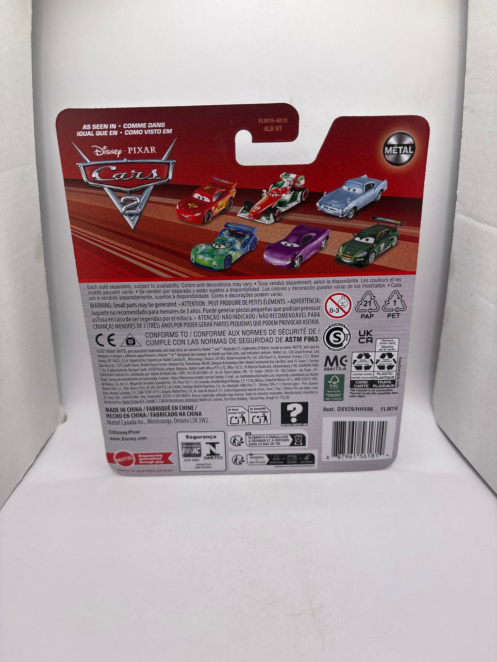 Disney Pixar Cars Carla Veloso Diecast green
