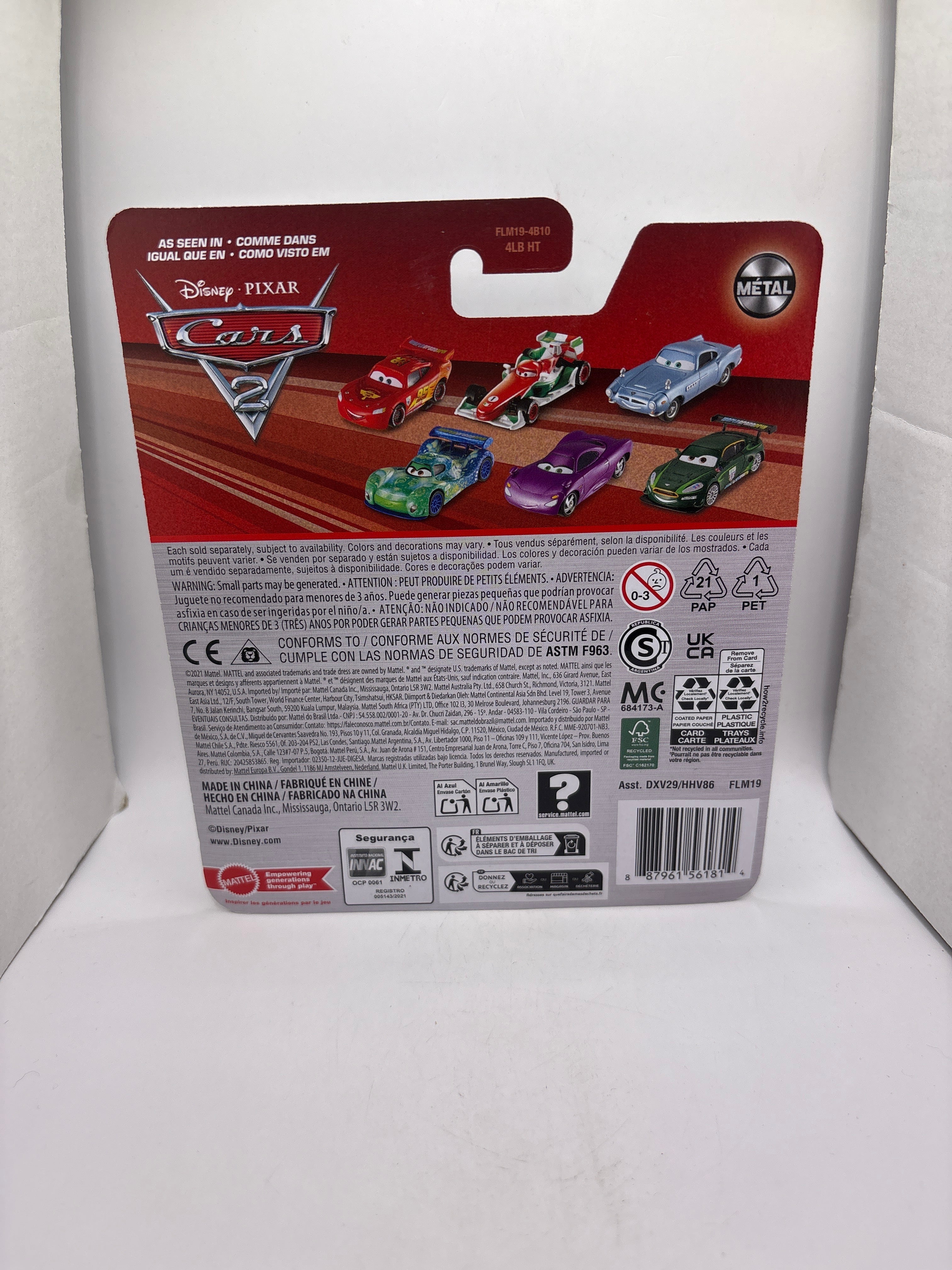 Disney Pixar Cars Carla Veloso Diecast green