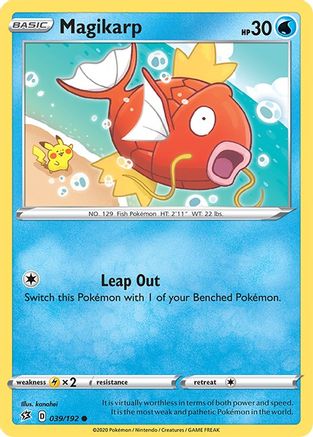 Magikarp 039/192 - SWSH02 Rebel Clash Reverse Holofoil