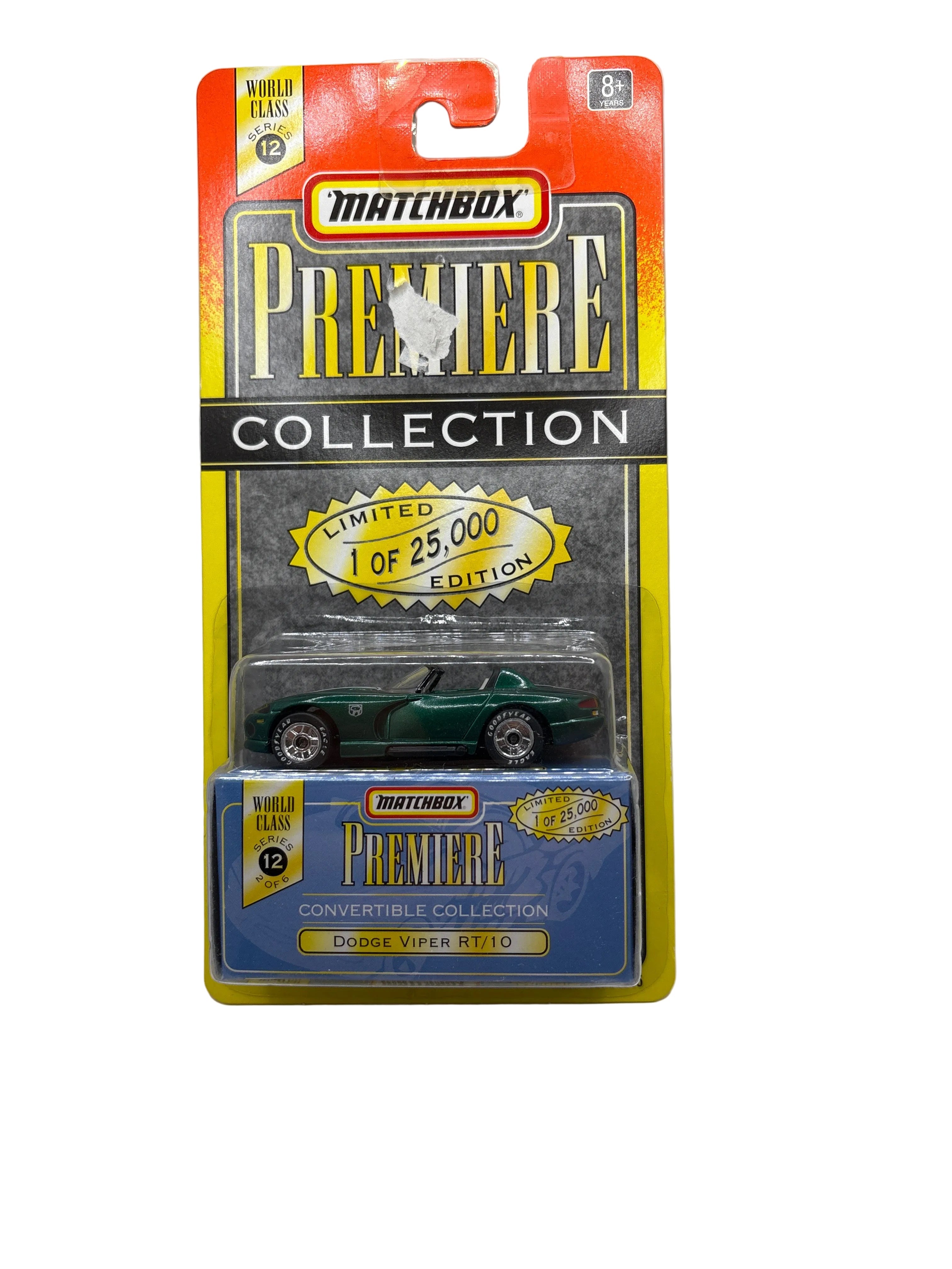 Matchbox Dodge Viper RT/10 Diecast green