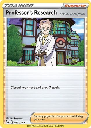 Professor's Research 062/73 - Champions Path Reverse Holofoil