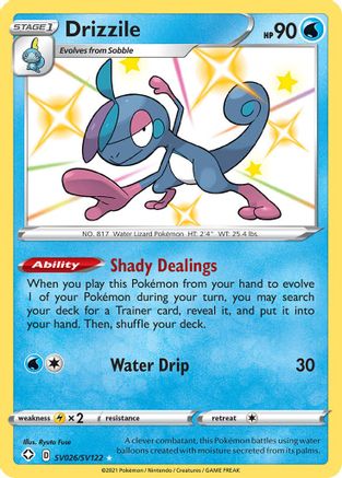 Drizzile SV026/SV122 - Shining Fates Shiny Vault Holofoil