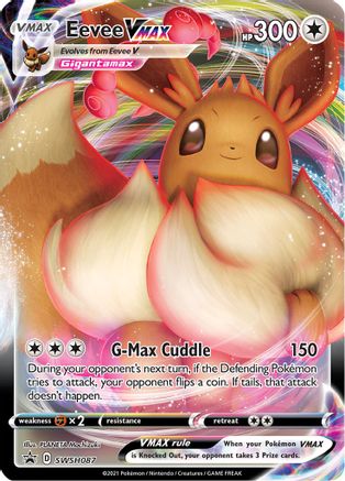 Eevee VMAX SWSH087/307 - SWSH Sword & Shield Promo Cards Holofoil
