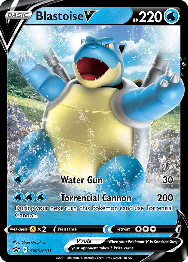 Blastoise V (SWSH101) [Sword & Shield: Black Star Promos]