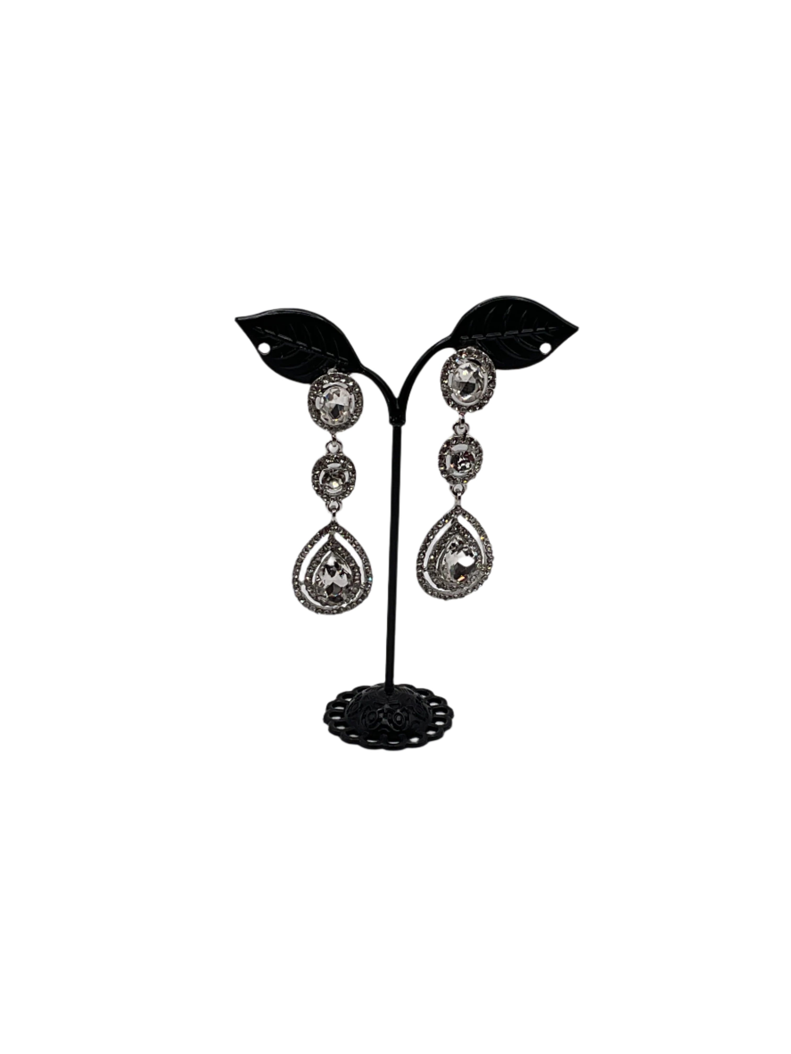 Shiny crystal earrings 6