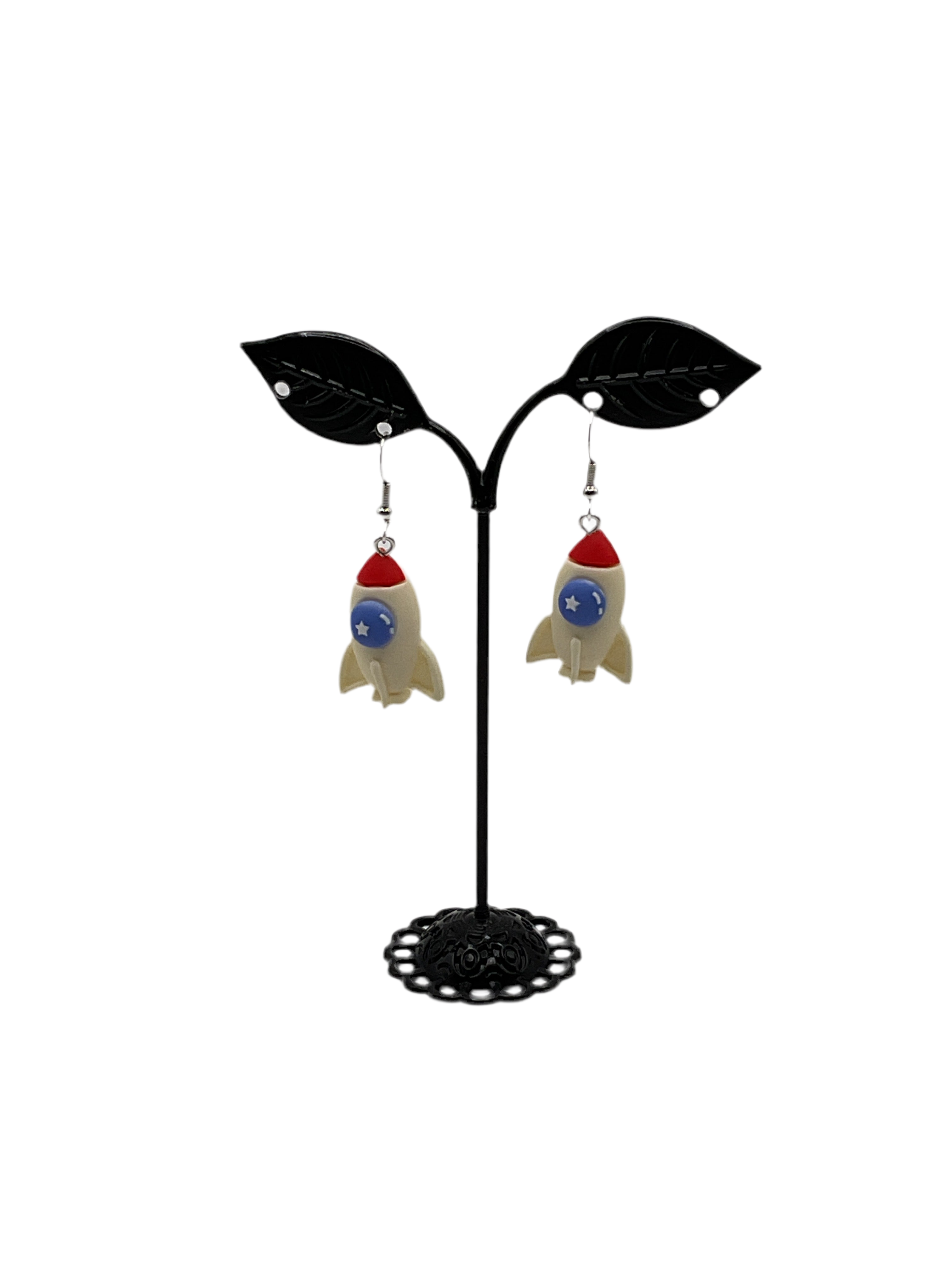 Rocket Ship Earrings 1