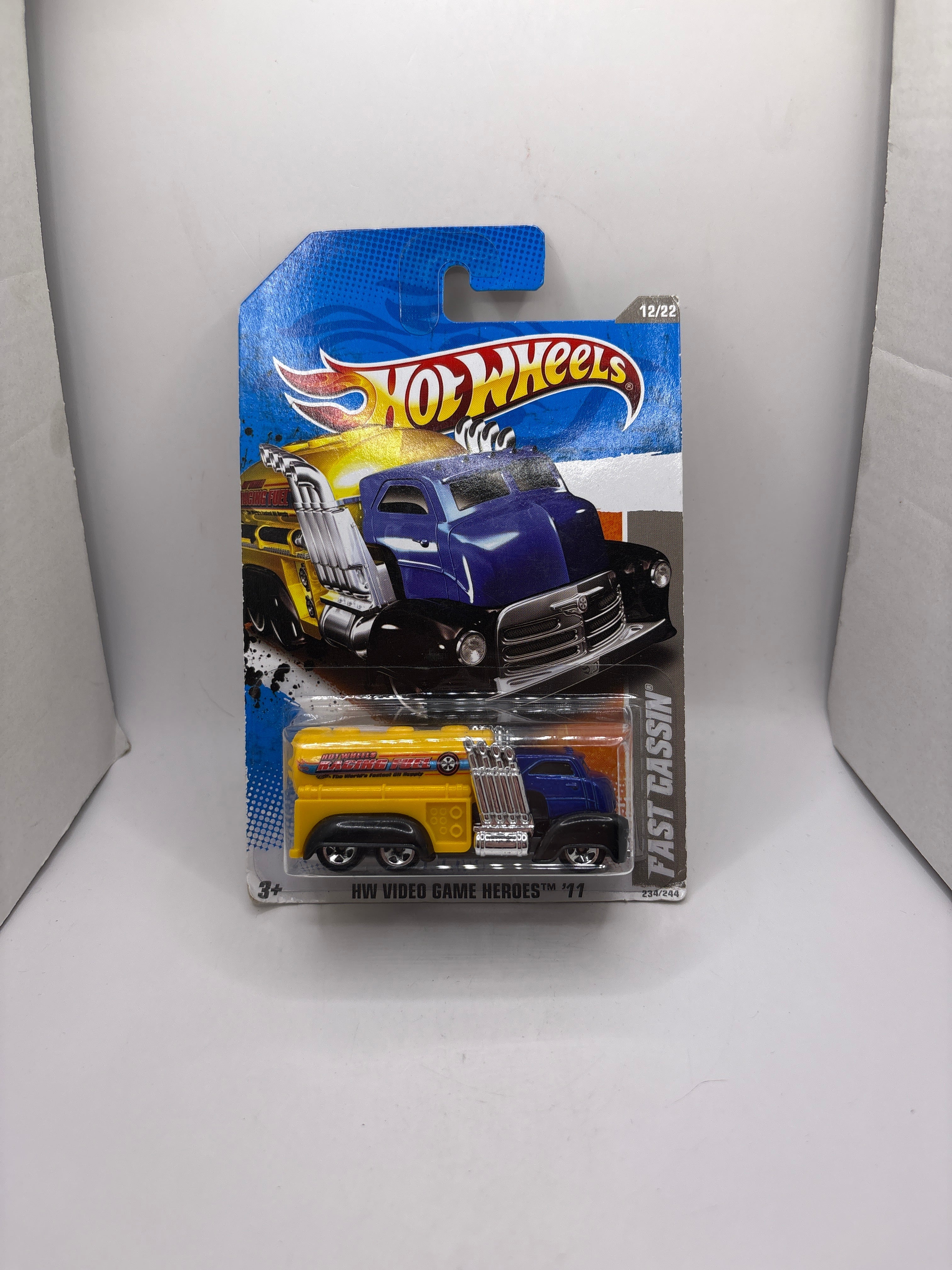 Hot Wheels Fast Gassin Diecast blue