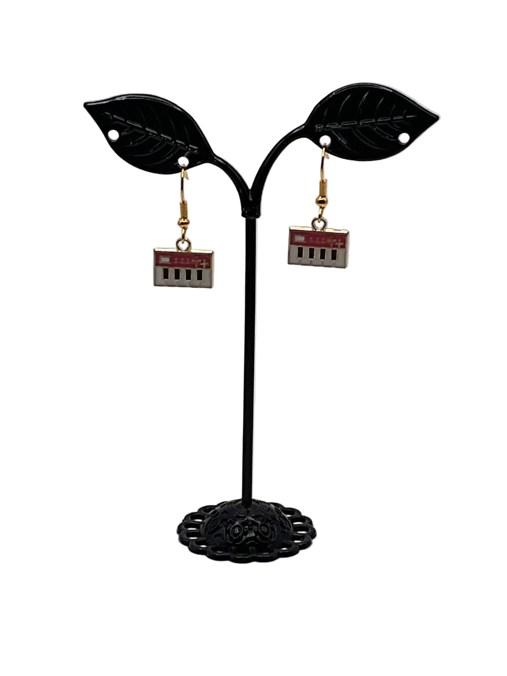 Musical instruments and note earrings