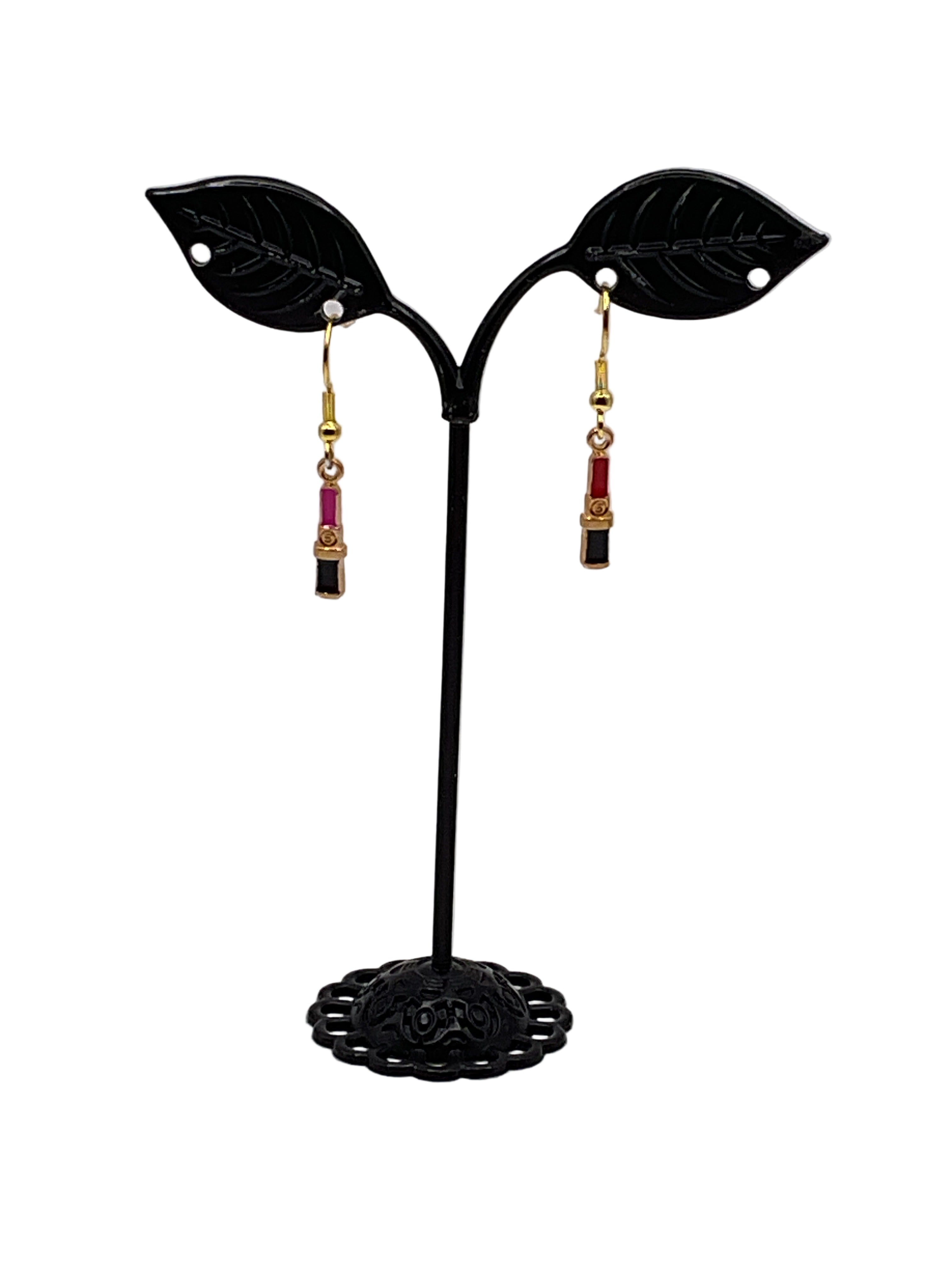 Lipstick Earrings