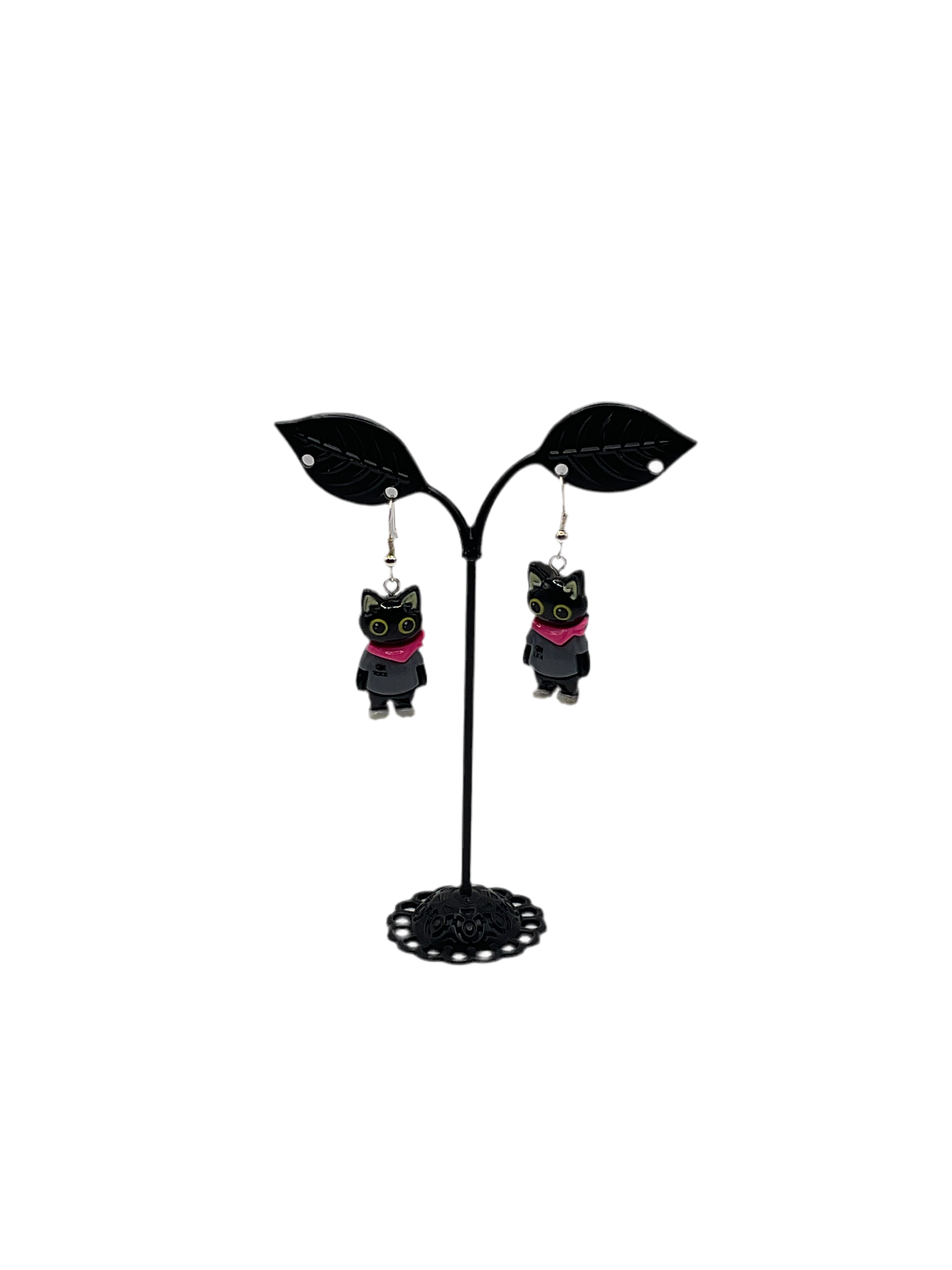 Cat earrings 5