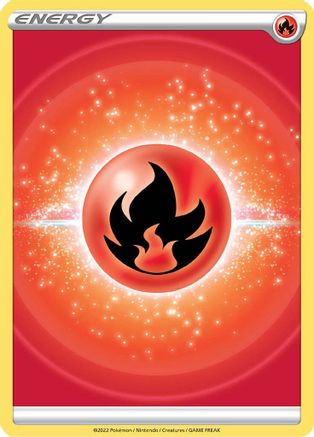 FireEnergy (2022 Unnumbered)  - SWSH09 Brilliant Stars Reverse Holofoil