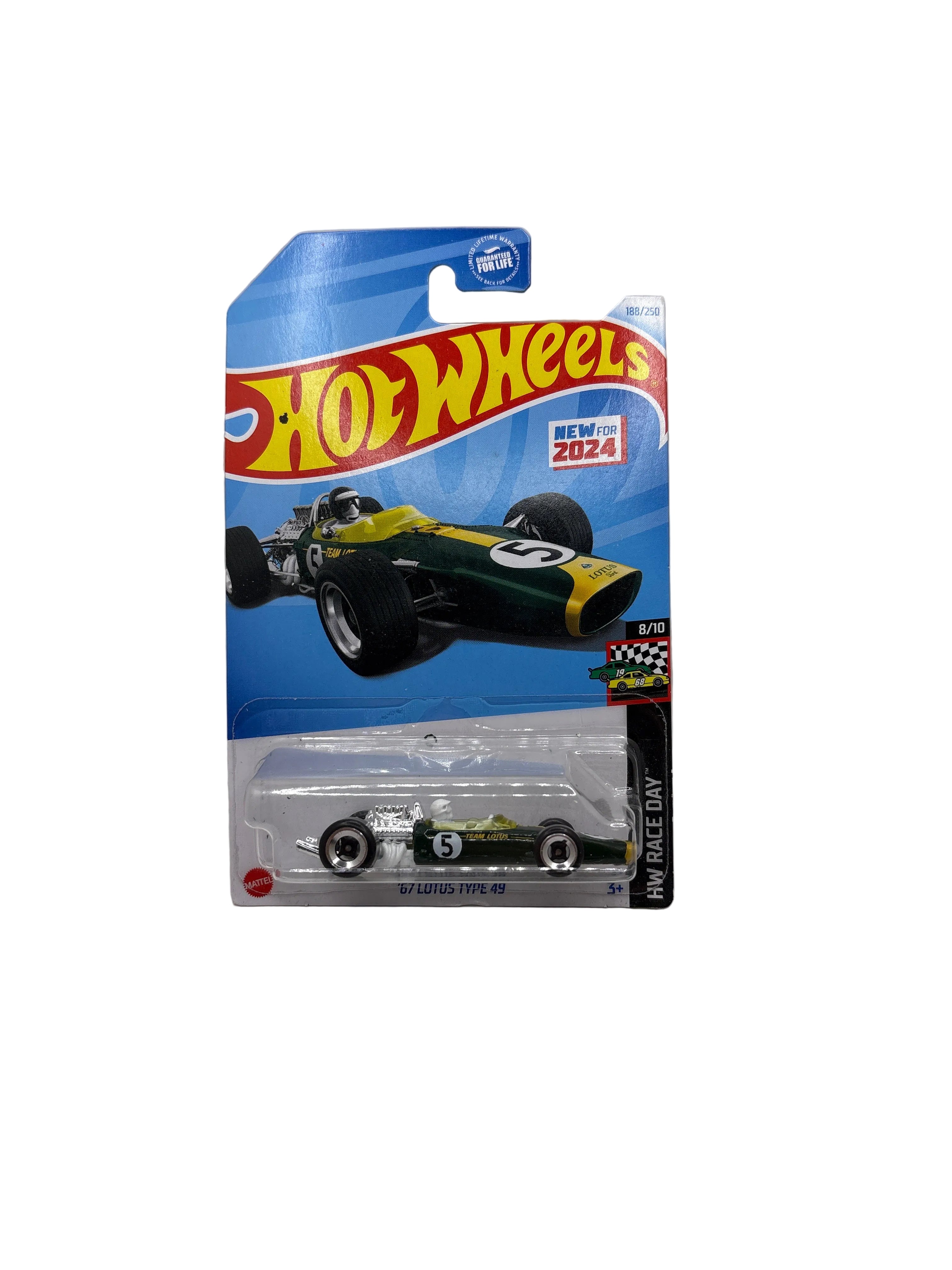Hot Wheels 67 Lotus Type 49 Diecast green