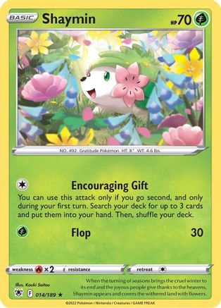 Shaymin 014/189 - SWSH10 Astral Radiance