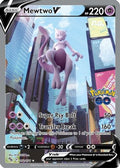 Mewtwo V (Alternate Full Art) 072/078 - Pokemon GO Holofoil
