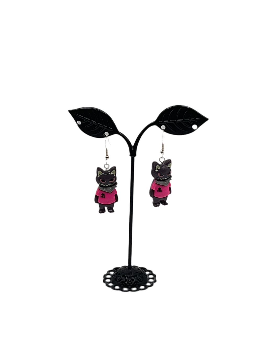 Cat earrings 1